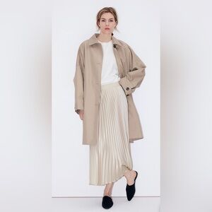 H&M Pleated Midi Skirt